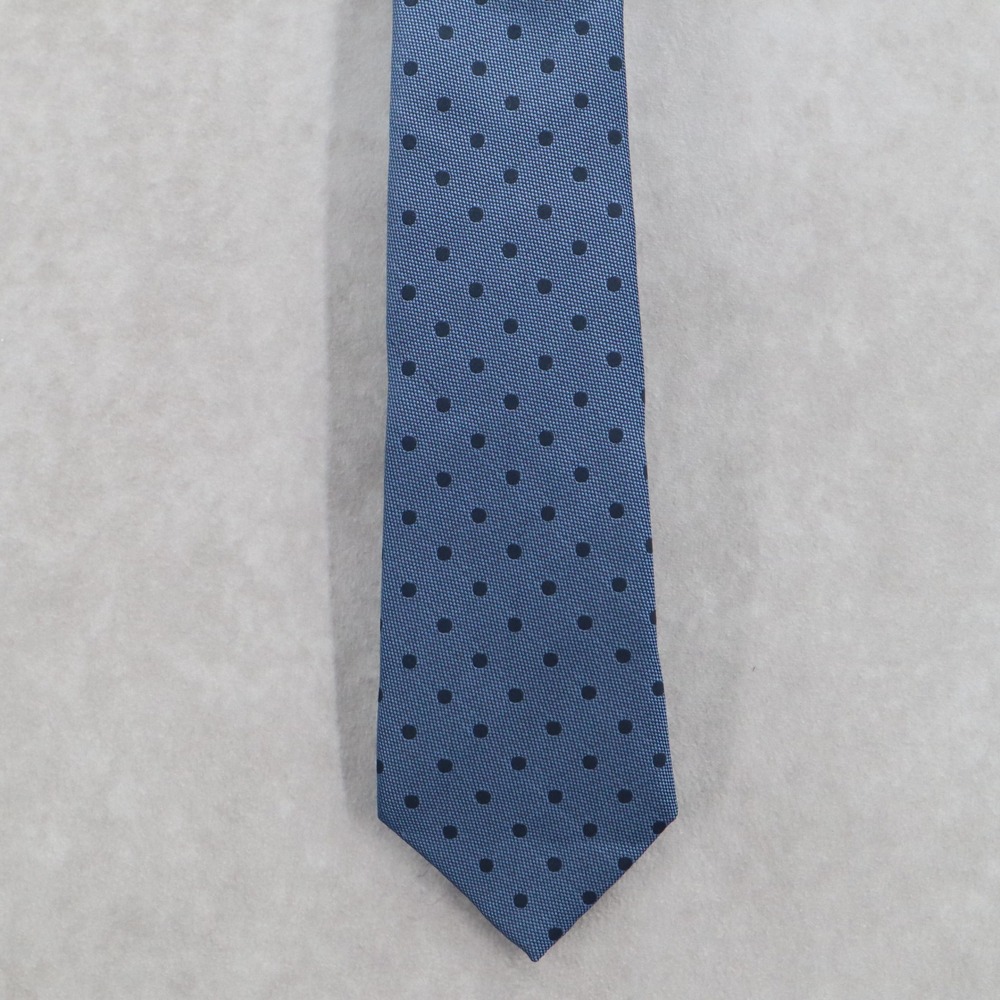 Banana Republic Blue Indigo Polka Dot Executive Business Classic Men's Neck Tie